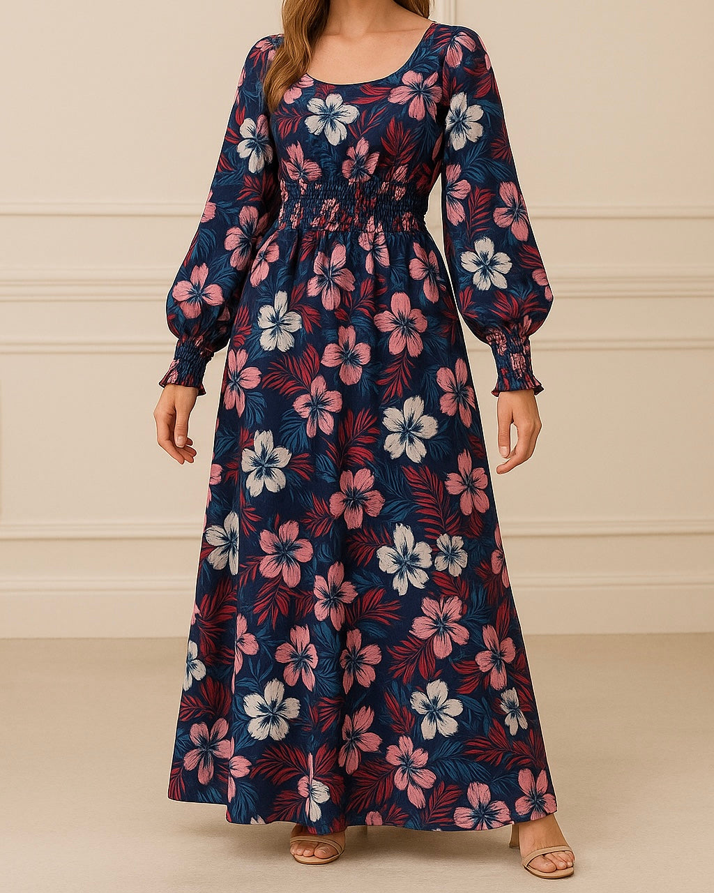 Floral Mirage Maxi Dress