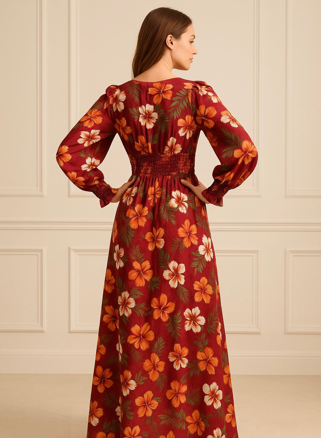 Floral Mirage Maxi Dress