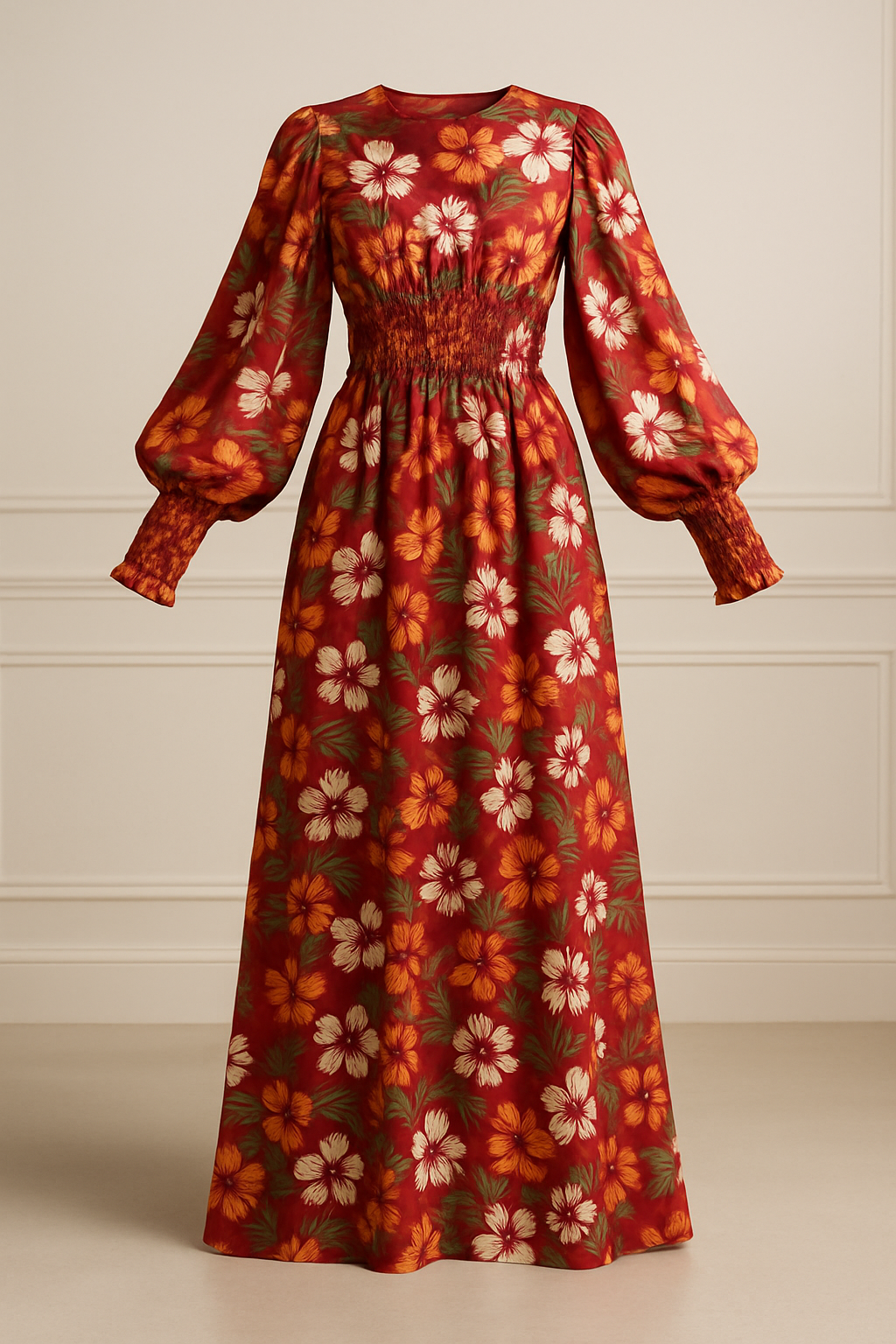 Floral Mirage Maxi Dress